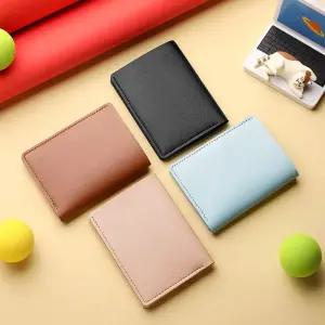 남녀공용 6컬러 심플 세련 똑딱이 반지갑 카드 지폐 OgQ9+5fiO