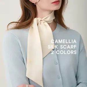 [세인트메리]CAMELLIA 트윌리 실크 스카프 2종