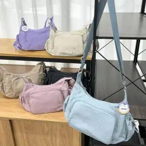 캐쥬얼룩 데일리 사이드 포켓 포인트 크로스백 WFCDEF7