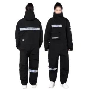 점프수트 바이크 점퍼 일체형 신상 방한복 남녀 겨울 밀리터리 S
