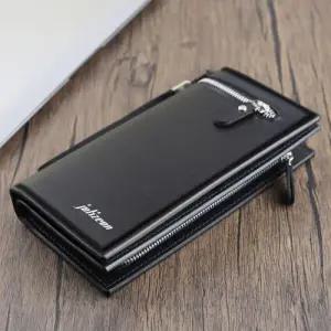 대용량 남성 핸드폰 지퍼 장지갑 카드 수납 지갑 WFDB50C