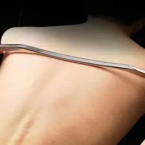 스테인레스마사지스틱 근육 이완 M모양 스텐 승모근 안마 지압 마사지봉 근막 괄사 지압봉