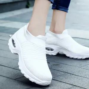 삭스 스타일 니트 워킹화 스니커즈 패션 여자 운동화 YMI7+3Cxp