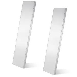 2 팩 3/8 두께 x 3 폭 12 길이 알루미늄 플랫 바 6061 범용 플레이트 T6511 솔리드 신공장 재고 산업 건물