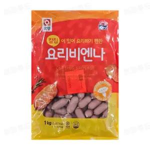 ~유통기한(26.03.14) 행사~ 사조오양 칼집요리비엔나 1kg (냉장)