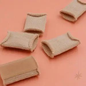 손가락 발가락 상처 보호 밴드 실리콘 커버 마찰 방지 압박 고정 착용 케어 용품