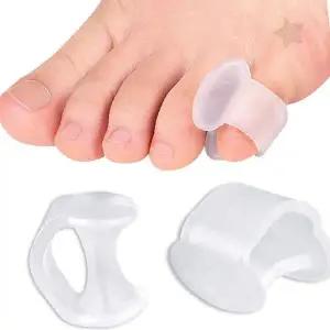 발가락 사이 실리콘 교정기 엄지 새끼 발톱 겹침 방지 완화 보행 밸런스 개선