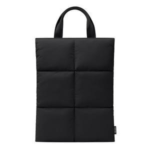 [미국배송] 편안한 퍼프 노트북 슬리브 13 14인치 손잡이가 있는 퀼트 휴대용 케이스 맥북호환 에어 M4 2025와 호환되는 베개 프로 M5 /MAX 블랙