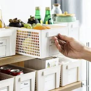 (선택 대형 화이트)플라스틱 욕실 정리함 다용도 욕실 수납함 대형 선반