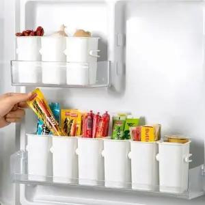 ( )플라스틱 냉장고 정리함 문걸이 냉장고 수납함 팬트리 다용도