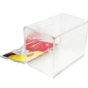 ( )다용도 정리 박스 POP진열박스 투명수납함 다용도박스