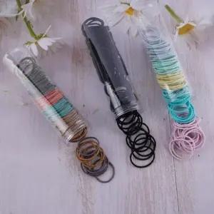 호이 대용량 머리고무줄 100p 헤어고무줄 대용량머리끈 머리끈