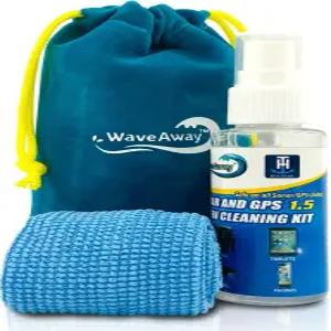 T-H 마린 웨이브 어웨이 소나 GPS 스크린 클리너 키트 - 마이크로파이버 천으로 암모니아 프리 LCD