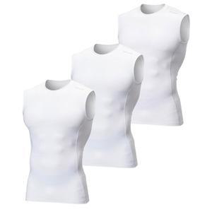 데브옵스 3팩 남성용 컴프레션 셔츠 민소매 운동 탱크탑