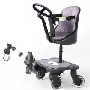 유모차 보조 의자 둘째 발판 버기보드 손잡이 라이더 4륜 핸들형 대형 시트(방석)