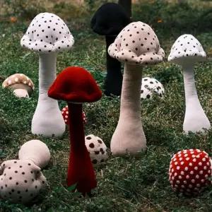 대형 버섯쿠션 4종 북유럽 스튜디오 인테리어 촬영소품 장식 낮잠베개 롱쿠션