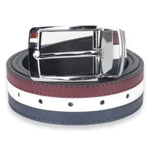비비드 배색삼선 사피아노 가죽 캐주얼 골프벨트 친목회 동호회 남성