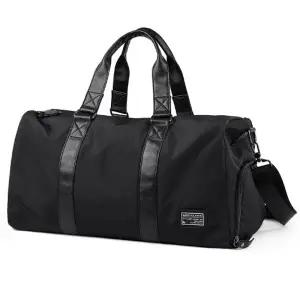 (색상 블랙)여행용 보부상 나일론 방수 여행 가방 보스턴백