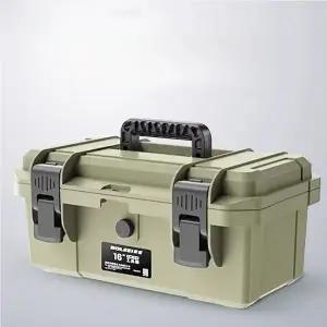 호환  방수 하드웨어 가정용 대형 중형 소형 휴대용 다기능 전기 기술자 수리 상자 보관 케이스 공구 상자