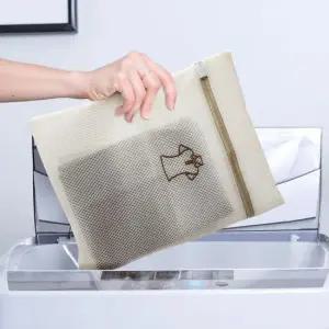 이중 ZF 세탁망 M 아기 빨래망 자수 속옷