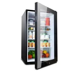 가정용 술장고 숙박시설 음료수 냉장고 스터디카페 95L 잠금장치 포함 압축기 냉각