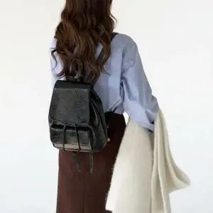 CMB41F4여성용 데일리 개강 백팩 포켓 미니 가죽 가방