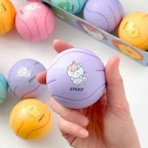 놀이용 스펀지공 12개 세트 미니 공 완구 실내 야외용