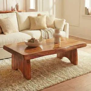 [마루엔개비]나무드림 통원목 소파테이블 120사이즈 좌탁