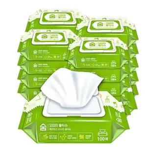 [숨] 깨끗한 물티슈 100매×20팩