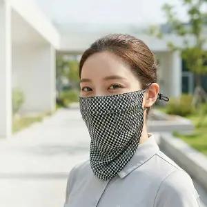 [루체골프]아토코리아 자외선차단 체크3단 마스크_P418220872