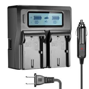 2 슬롯 배터리 충전기 LP-E6NH LP-E6N LP-E6 캐논 EOS 5DS 5D 6D 6D II 7D 7D-II 7D Mark II EOS 90D 80D 7