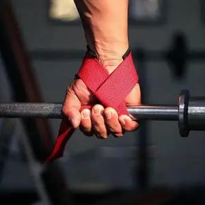 [셀러허브]스포츠용 바벨 스트랩 아령 데드리프트 손목 보호대 (S19047979)
