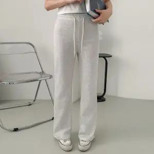 여성 무지 슬림 부츠컷 밴딩 바지 츄리닝 트레이닝 나팔 팬츠 긴바지 -WPN0702- 봄 가을