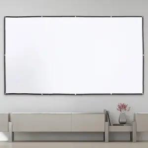 [셀러허브]간편 접이식 빔프로젝터 스크린 330x187cm (169비율) (S27717590)