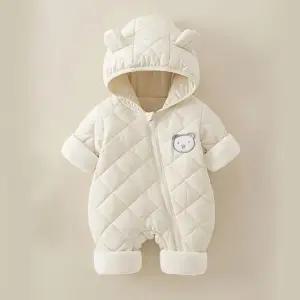 기모 패딩 베이비 우주복 출산선물 아기패딩 신생아옷 백일선물 외출복 100일 73