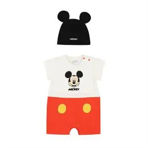 [보리보리/디즈니베이비]미키모달반소우주복(모자)(RED)_79R327501