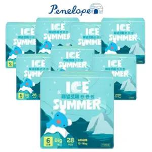 페넬로페씬씬씬아이스썸머 Big기저귀 6단계 28매 8팩