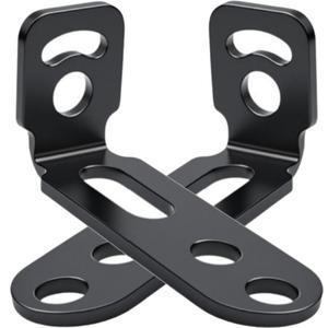 오토바이 고정형 LED 스포트라이트 백미러 확장 브래킷 7자형 탄소강 마운트 전동 스쿠터 전기 자전거 액