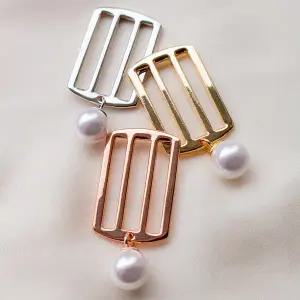 [세인트메리]진주 스카프링 고리 홀더