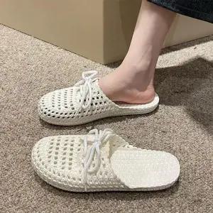 슬리퍼 여자 뮬 샌들 여름 플랫 EVA 여행 신발 휴가 WF88A8D