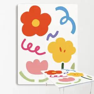 MP 집들이선물추천 원룸 거실 그림 액자 겸용 접이식 좌식 테이블 36-플레르아트