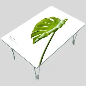 MP 집들이선물추천 원룸 거실 그림 액자 겸용 접이식 좌식 테이블 베스트 007-펼쳐지는 몬스테라