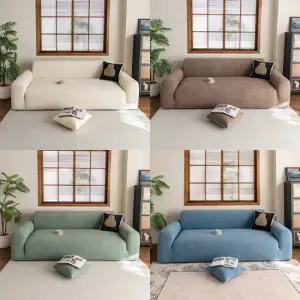 사계절 모던 3인용 거실 쇼파커버 토퍼 패브릭 소파커버 쇼파 패드 카우치 커버링 덮개 리폼 인테리어소품