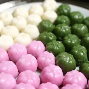 [신세계라이브쇼핑][균일가] 멥쌀로 만든 굳지않는 말랑쫀득 꿀떡/바람떡/절편 2kg (대용량)