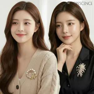 [NS홈쇼핑][플로레센스]모리스진주브로치2종[35752346]