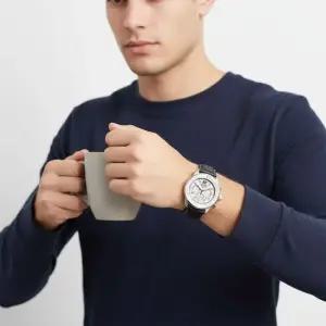 CA4500-24H 크로노그래프 남성 가죽시계