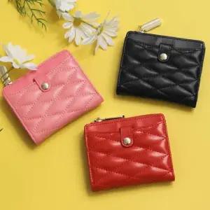 블루마운트 SS102 천연양가죽 퀄팅 여성지갑 카드지갑 WFFL28Y