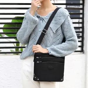 징 포인트 여성 외출 세컨 여행 보조 가방 크로스백