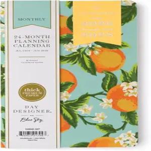 블루 스카이 데이 디자이너 2026-2028 월간 학년도 24개월 플래너 캘린더 2026년 7월 - 2028년 6월 5인치 x