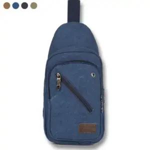 635 블루마운트 남성 캐쥬얼 슬링백 캔버스백 WFFL1T4